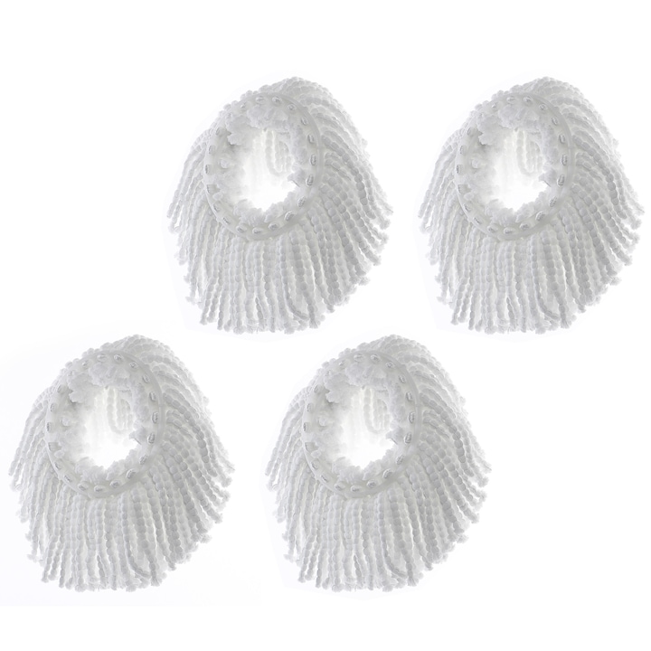 Set Mit 4 Universellen Nachfüllpads Für Kring-wischmopps, Durchmesser 38 Cm