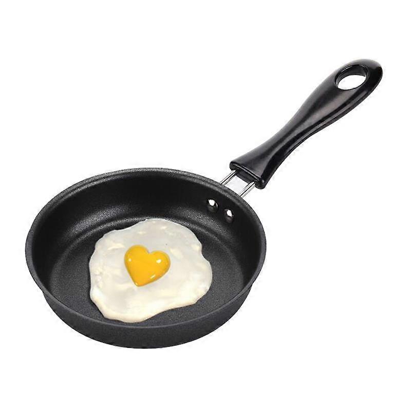 Mini-bratpfanne, Fassungsvermögen Für Ein Ei, 12 Cm (4,7 Zoll) Mit Griff, Hitzebeständige Antihaftbeschichtung, Tragbare Camping-bratpfanne, Geeignet Für Induktionskochfelder.