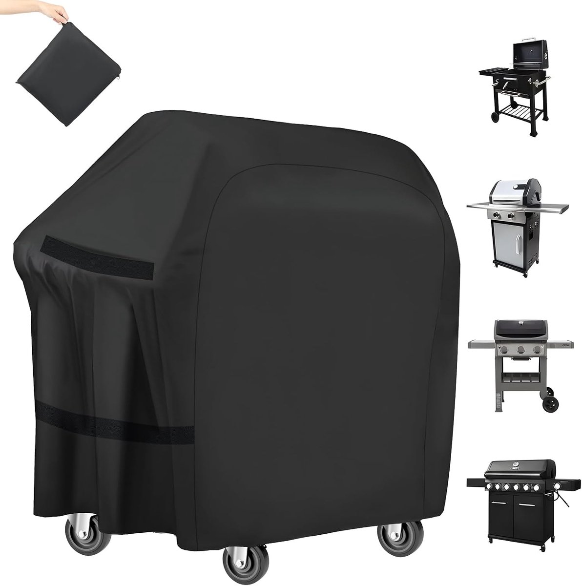 Wetterfeste Grillabdeckung – Universelle Grillabdeckung 145 X 61 X 117 Cm