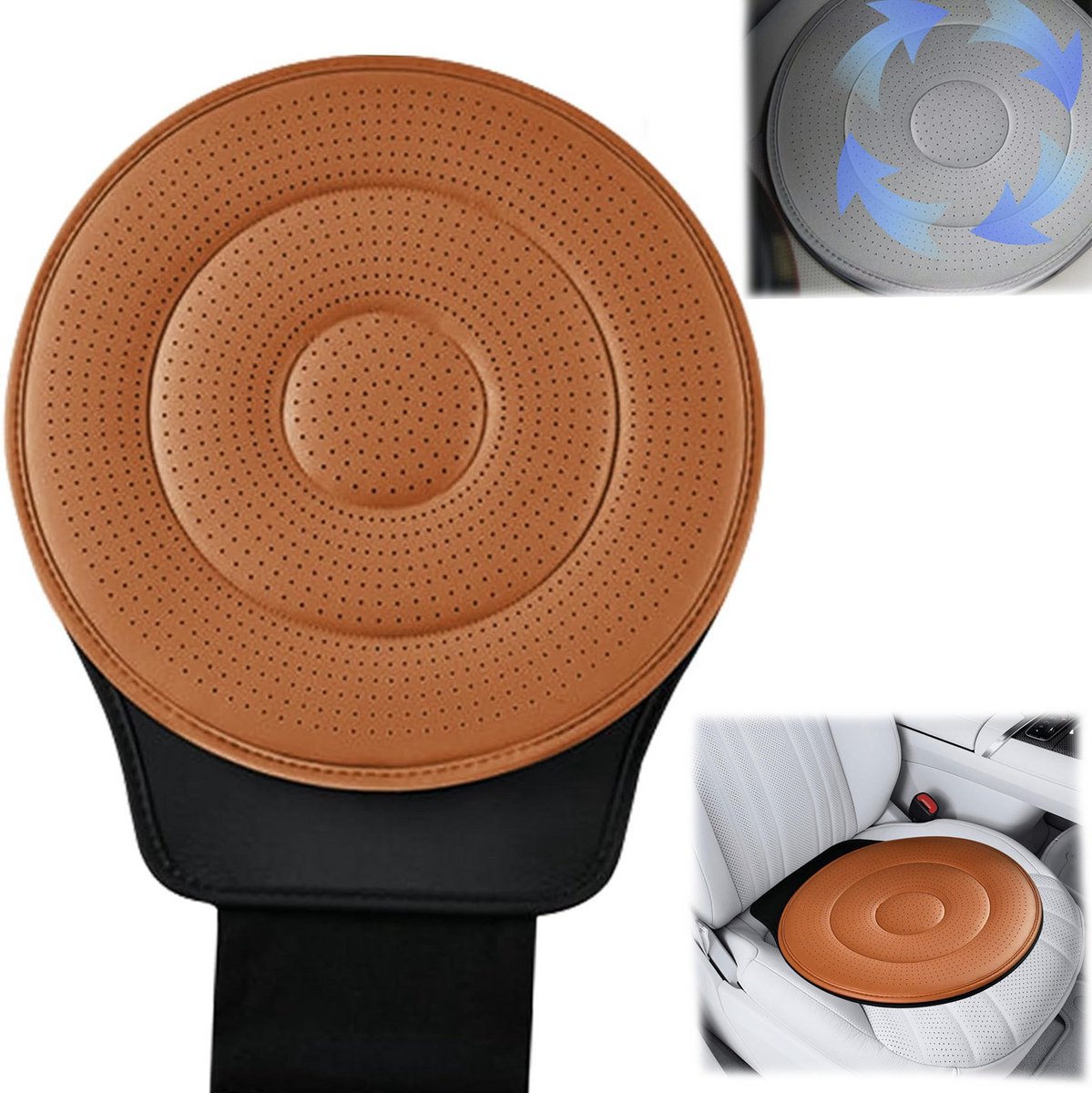 Drehbarer Autositz – Drehbarer Autositz – Flexible Drehscheibe – 53 X 40 Cm – 360°-drehung – Erleichtert Das Ein- Und Aussteigen