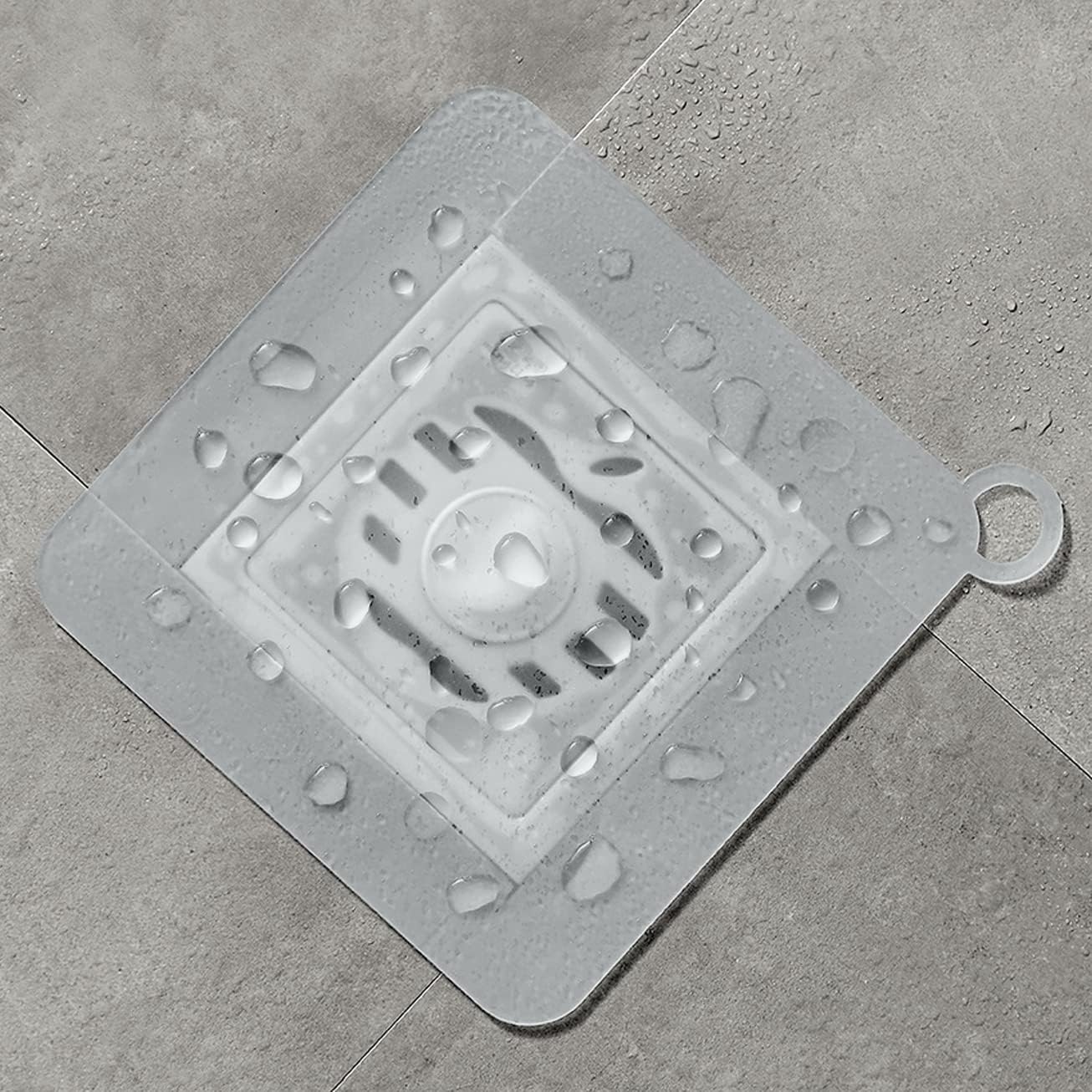 3er-pack Duschablaufabdeckungen (14,7 Cm), Silikon-ablaufmatten, Geruchsdichte Abdeckungen, Geeignet Für Badewannen, Waschbecken, Badezimmer Und Küchen. Weiß Und Transparent.