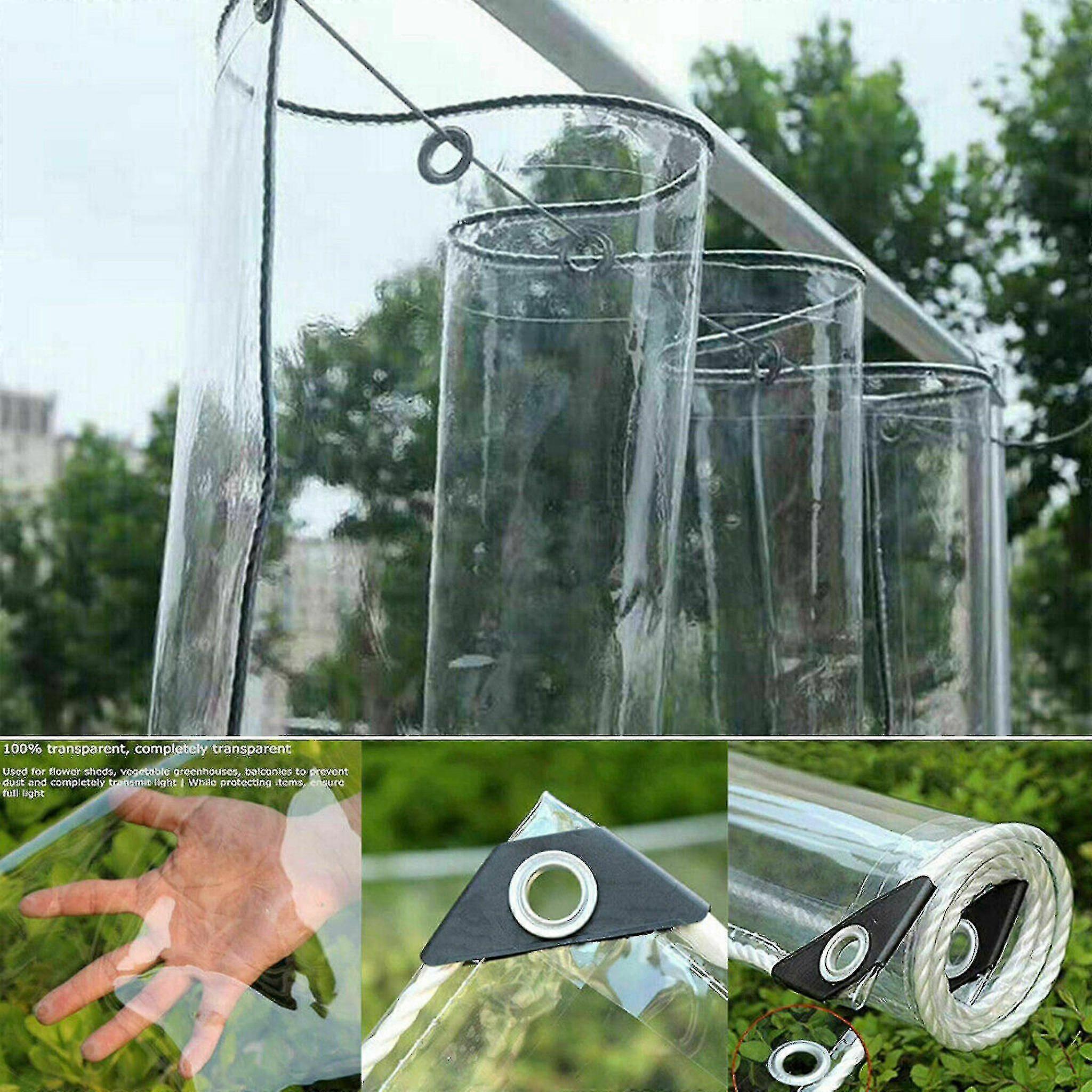 Wasserdichte, Transparente Pvc-plane Zum Pflanzenschutz, Regenschutz, 2 M X 3 M