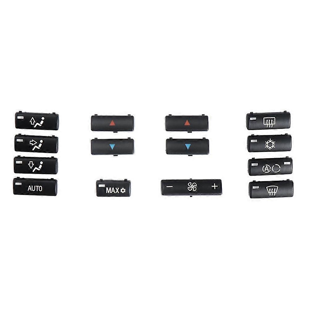 14-teiliges Set Mit Schalterabdeckungen Für Die Klimaanlagensteuerung Im Auto Für X5 E53 (1999–2006) Und E39 (1996–2002)