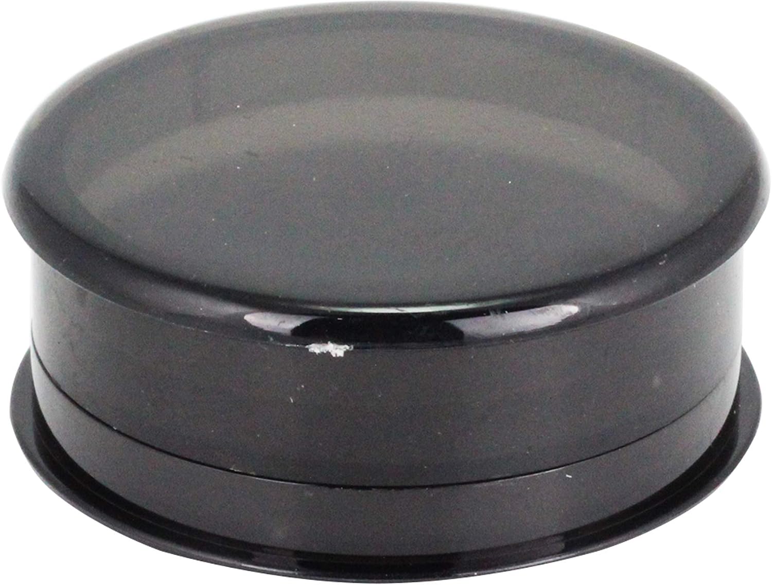 Ein Dreiteiliger Grinder Aus Kunststoff (60 Mm), Inklusive Aufbewahrungsbox. Erhältlich In Schwarz.
