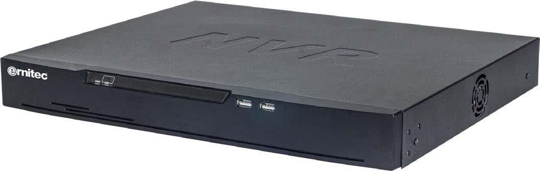 Ernitec 0070-10403 Netzwerk-videorekorder (nvr) 1.5u Schwarz