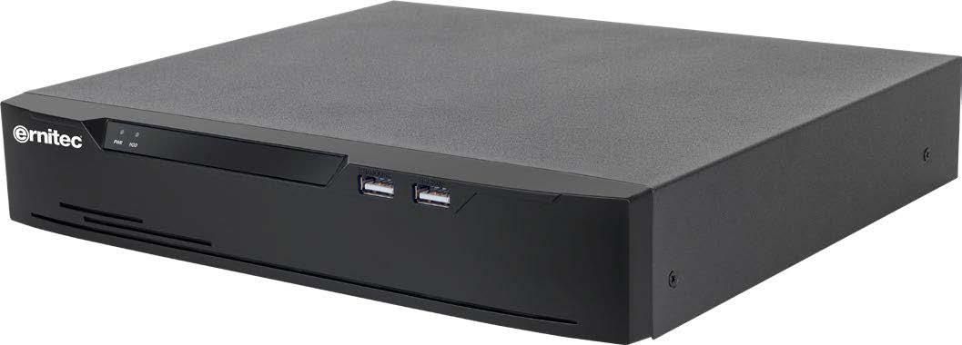 Ernitec 0070-10400 Netzwerk-videorekorder (nvr) Schwarz