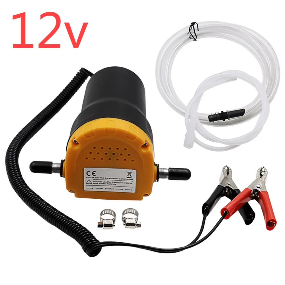 12v/24v 60w Elektrische Diesel-ölpumpe Für Pkw, Inklusive Schläuchen, Für Boote Und Motorräder
