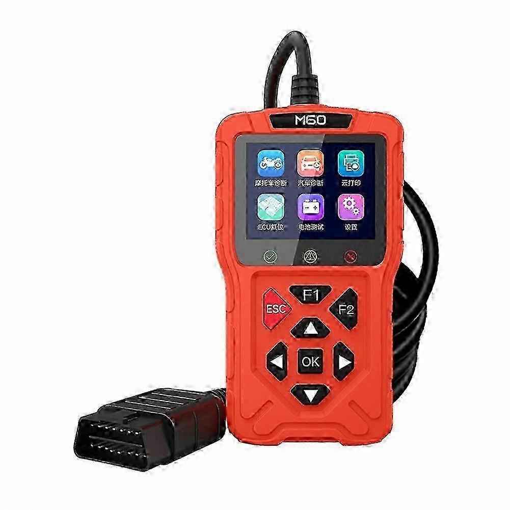 Obd2-scanner Für Motorräder Und Fahrzeuge Mit Fehlercode-lesegerät, Kostenloser Ecu-reset-funktion, Kfz-diagnosetool, Dtc-lookup Und Motoranalysefunktion
