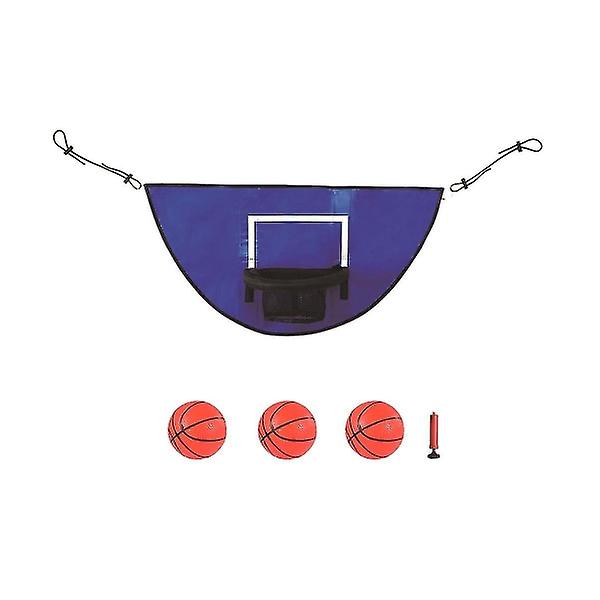 Basketballkorb Für Trampolin Mit Mini-basketball. Einfach Zu Montierender Basketballkorb Für Trampolin – Für Garantiert Gelungene Dunks.