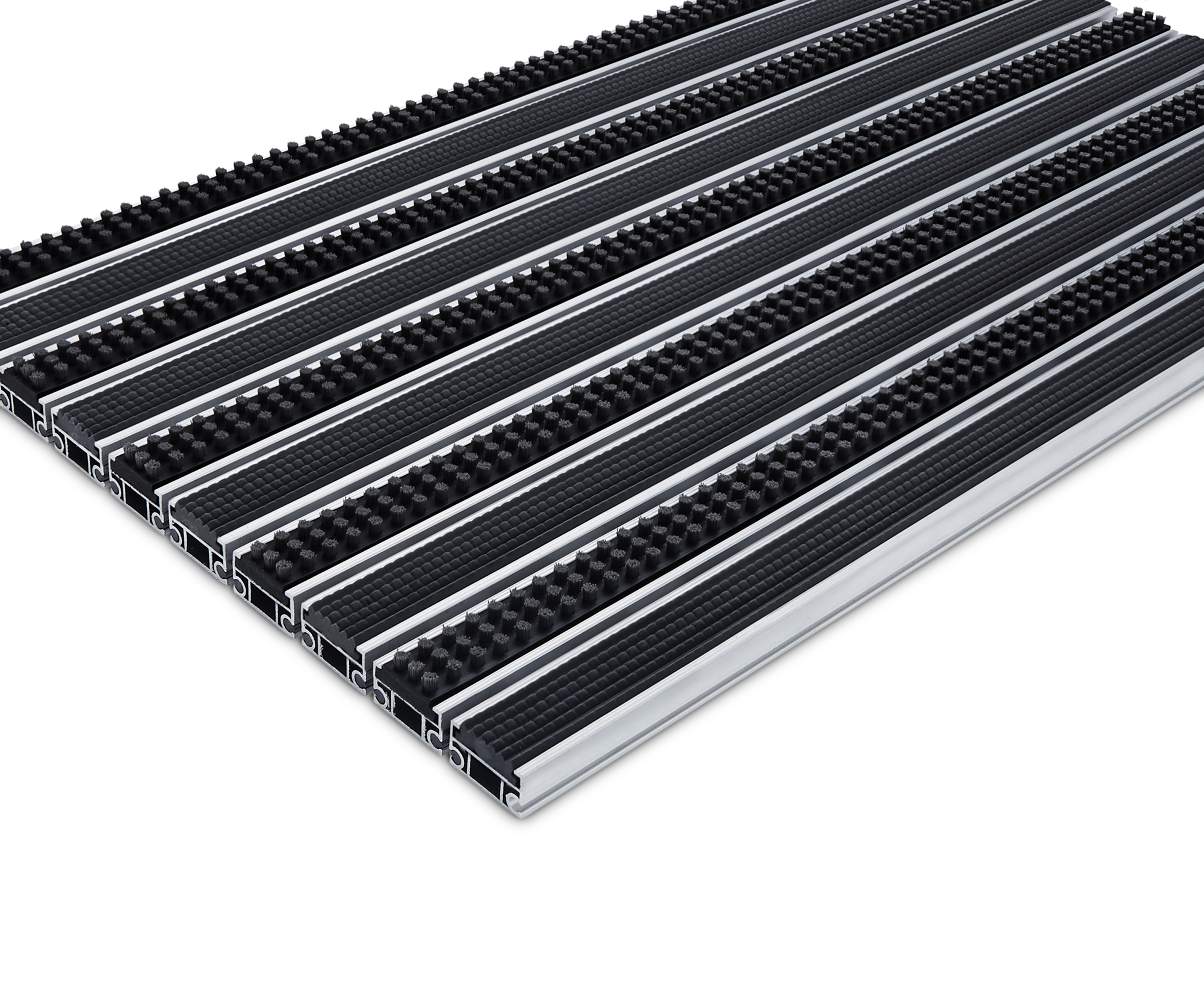 Fußmatte Cs22 80x50 Aus Aluminium Mit Gummibürstensystem