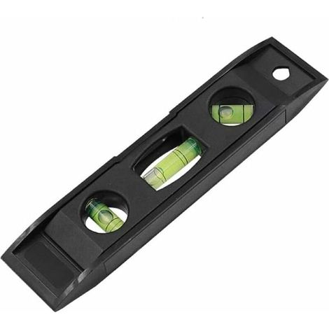 Kompakte Wasserwaage, 3-stufige Magnetische Libelle, Messwerkzeug Aus Abs Und Acryl