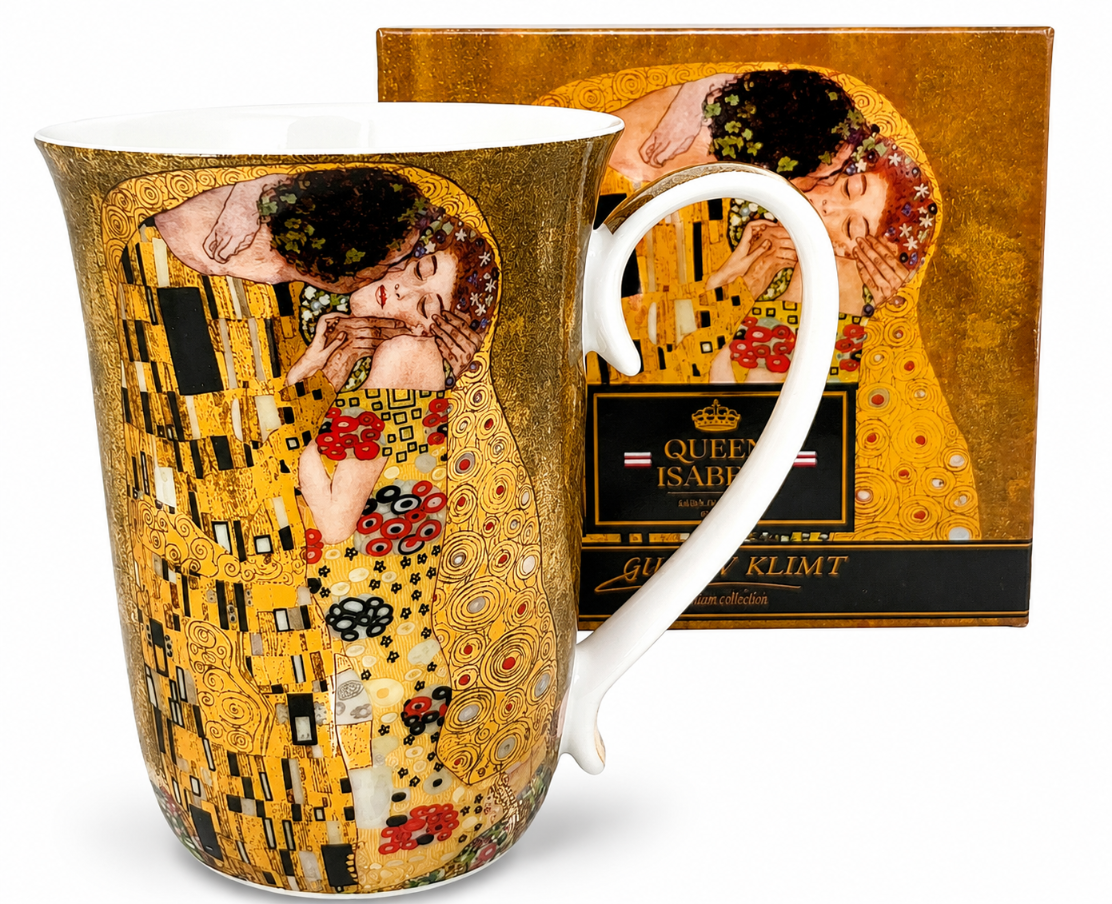 Gustav Klimt Der Kuss Porzellanbecher 400ml Geschenk Für Königin Isabella