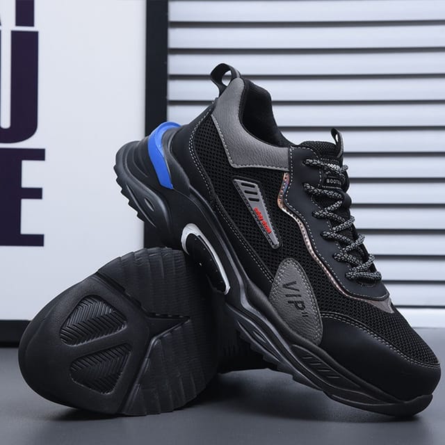 Ugreat - Sommer-sicherheitsschuhe Neu Herren S3 Steel Toe Cap Leichte Arbeitsschuhe Atmungsaktive Punk Proof Industrial Sneakers-41