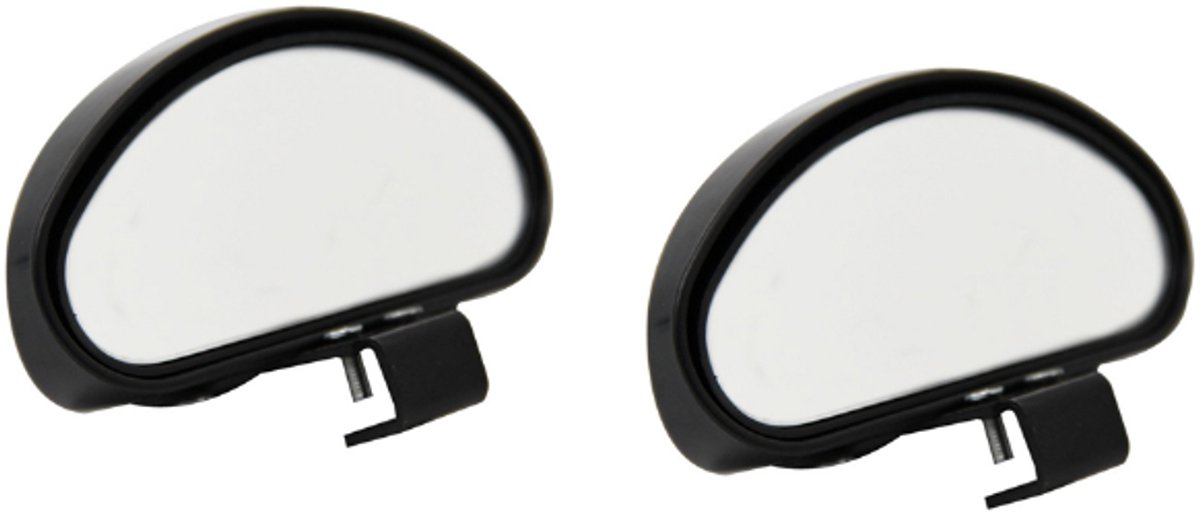 Toter-winkel-spiegel – 2er-set – Innenspiegel – Seitenspiegel – Toter-winkel-spiegel – Reflektor – Weitwinkelspiegel – Verstellbar – 15 X 5,5 Cm – Schwarz