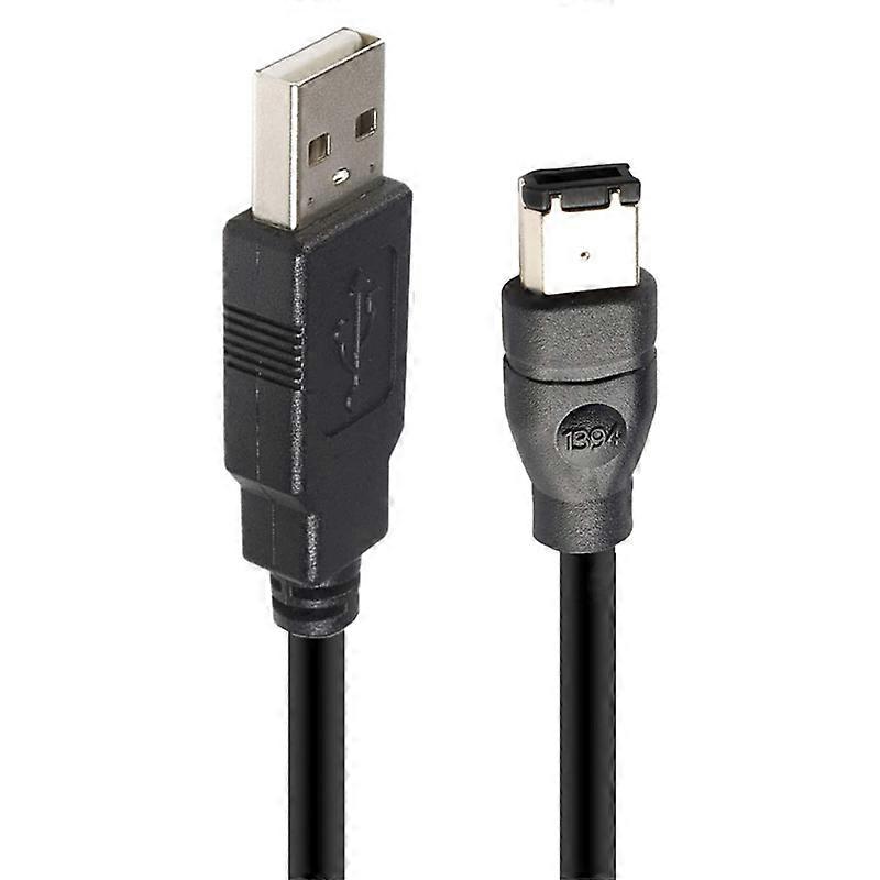 Junsunmay 1,8 M Firewire Ieee 1394 6-pin Stecker Auf Usb 2.0 Stecker Adapterkabel