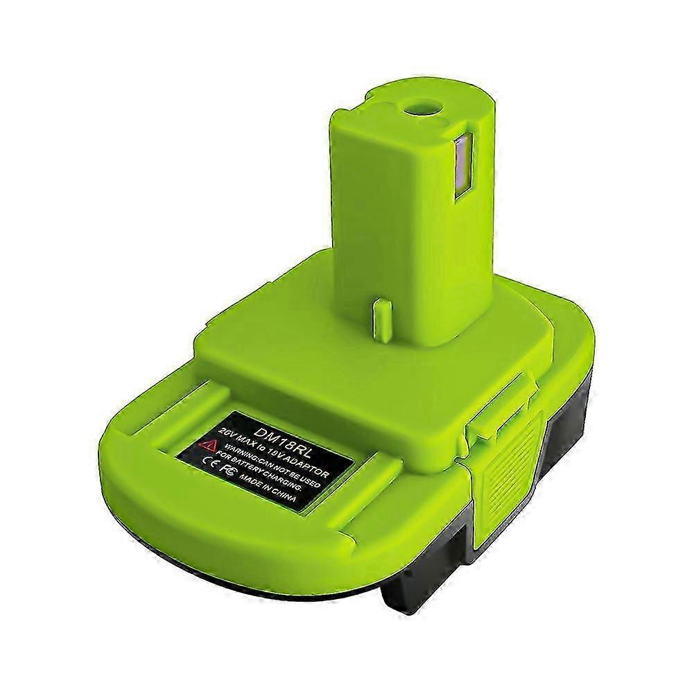 Dm18rl Akku-konverteradapter Für Dewalt 20v-akkus, Milwaukee 18v M18 Lithium-akkus, Kompatibel Mit Ryobi-elektrowerkzeugen
