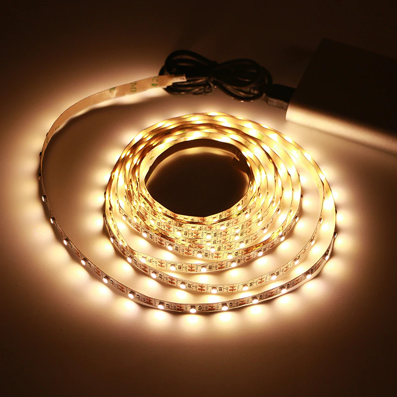Led-streifen, Kompatibel Mit Usb, Warmweißes Led-licht, 4 Meter, Tv-anschluss