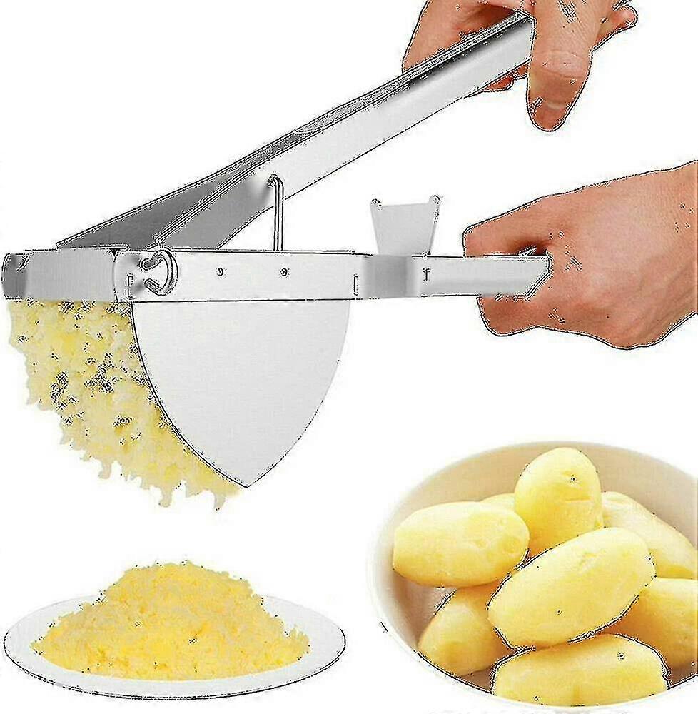 Kartoffelpresse Aus Edelstahl. Professionelle Kartoffelpresse Aus Edelstahl Für Kartoffelpüree.