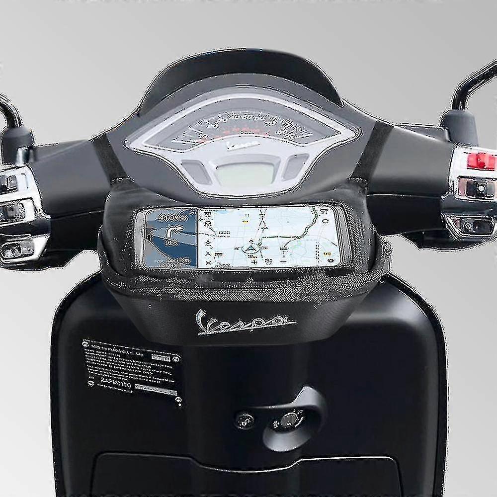 Roller-aufbewahrungstasche, Wasserdichte Navigationstasche, Kompatibel Mit Vespa Gts, Gtv, Lx, Lxv, Sprint, Primavera – Hervorragender Zustand