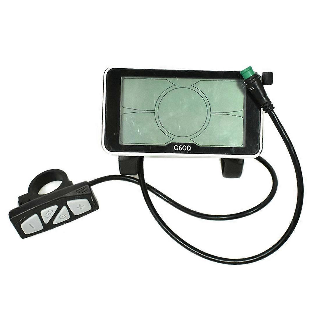 5s-protokoll 24v 36v 48v Lcd C600 Großes 4-zoll-display Für Elektrofahrräder Mit Wasserdichtem Anschluss