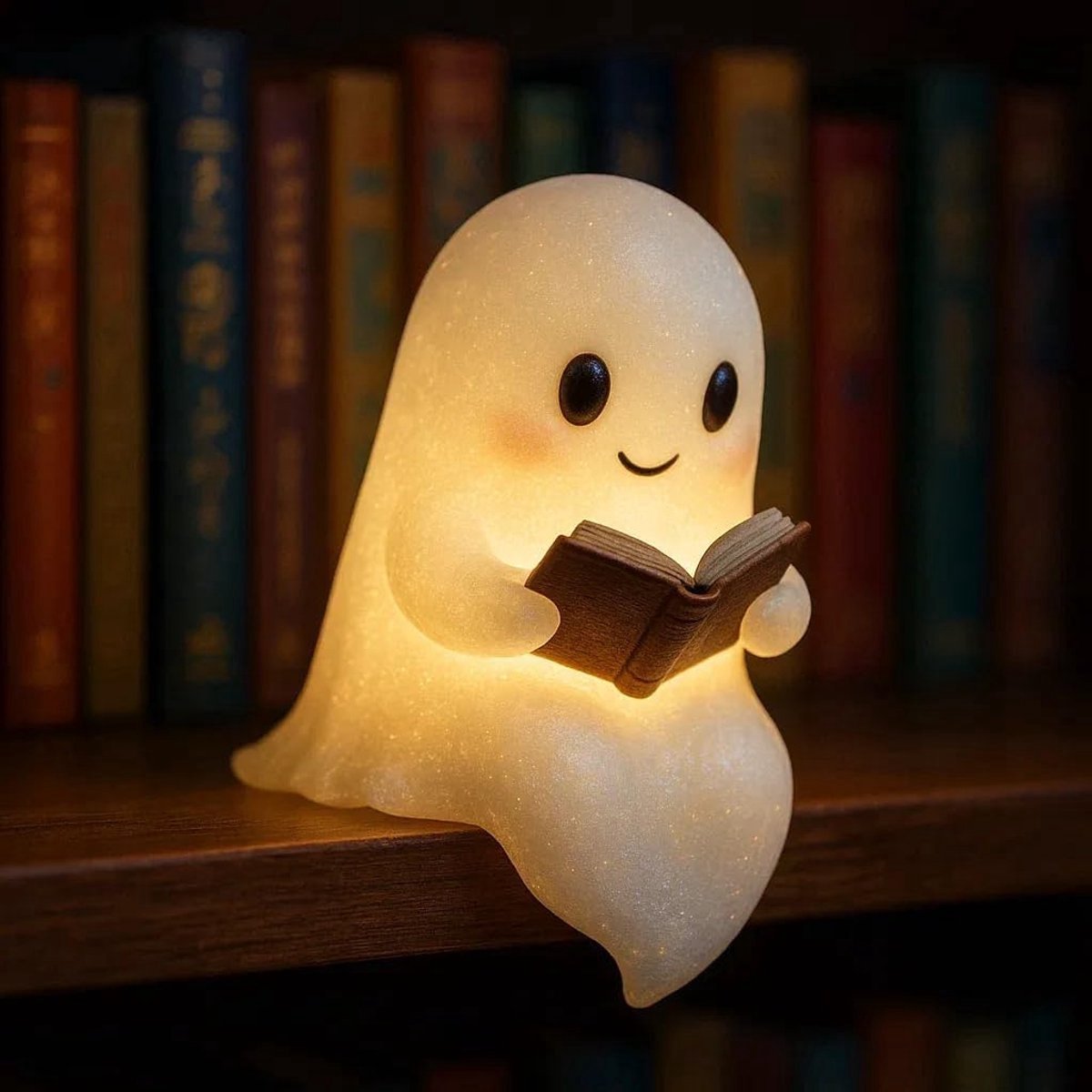 Niedliche Und Gruselige Leselampe Für Die Nacht – Halloween-nachtlicht – 3d-led-nachtlicht Für Halloween – Halloween-lichtdekoration Für Schlafzimmer, Büro Und Leseecke – 15 Cm – 1 Stück