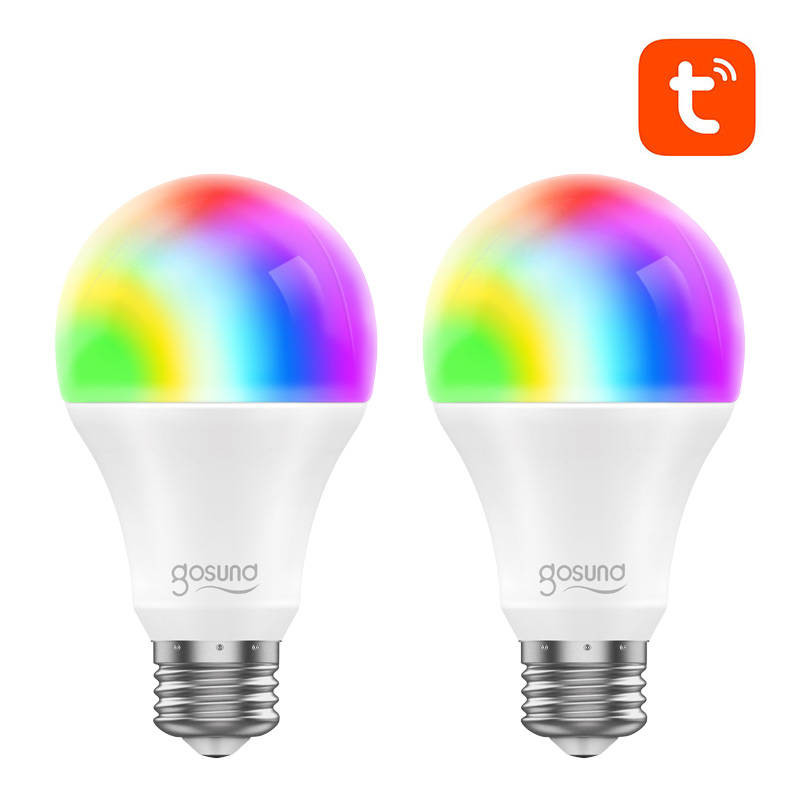 Pack 2 Glühbirnen Led E27 Rgb 8w Wifi Gosund Wb4 Wb4-2pack