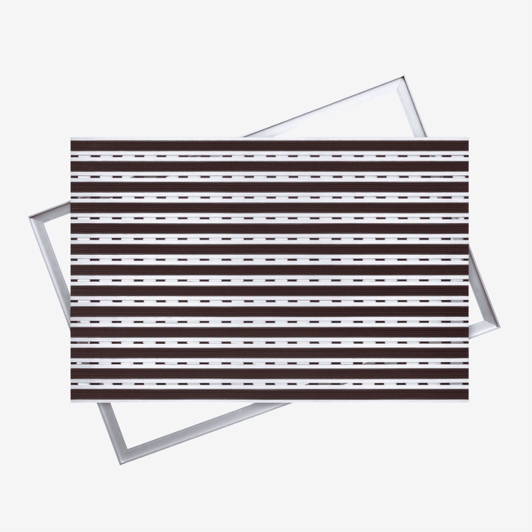 Polentex Fußmatte Aus Aluminiumgummi: 100 X 60 Cm, 12 Mm Dick, Mit Rahmen