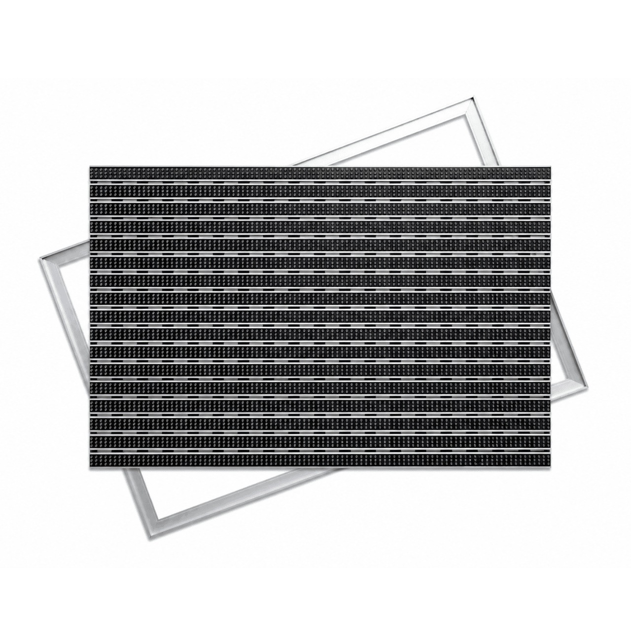 Polentex Aluminium-fußmattenbürste: 100 X 50 Cm, 17 Mm Mit Rahmen
