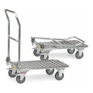 ESD-Klappwagen -alu-, Ladefläche 720 x 450 mm - Fetra