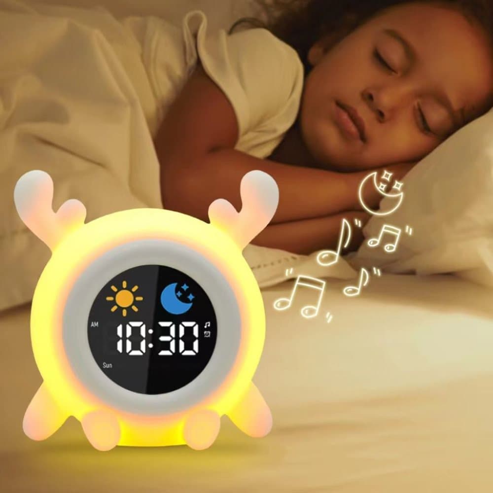 Digitaler Sperrbildschirm, Kompatibel Mit Led-nachtlicht, Schlummerfunktion, 7 Tasten, Erweiterbar
