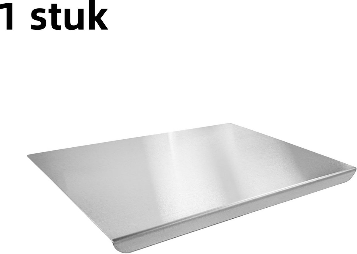 Schneidebrett Aus Edelstahl – Hackbrett – Gebäckbrett – Obstschneidebrett – Knetbrett – Für Den Hausgebrauch – Faltbar – 30 X 40 Cm – Silber