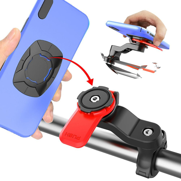 Quad-lock Out Front Fahrrad-drehgelenk Mountain Cradle Telefon