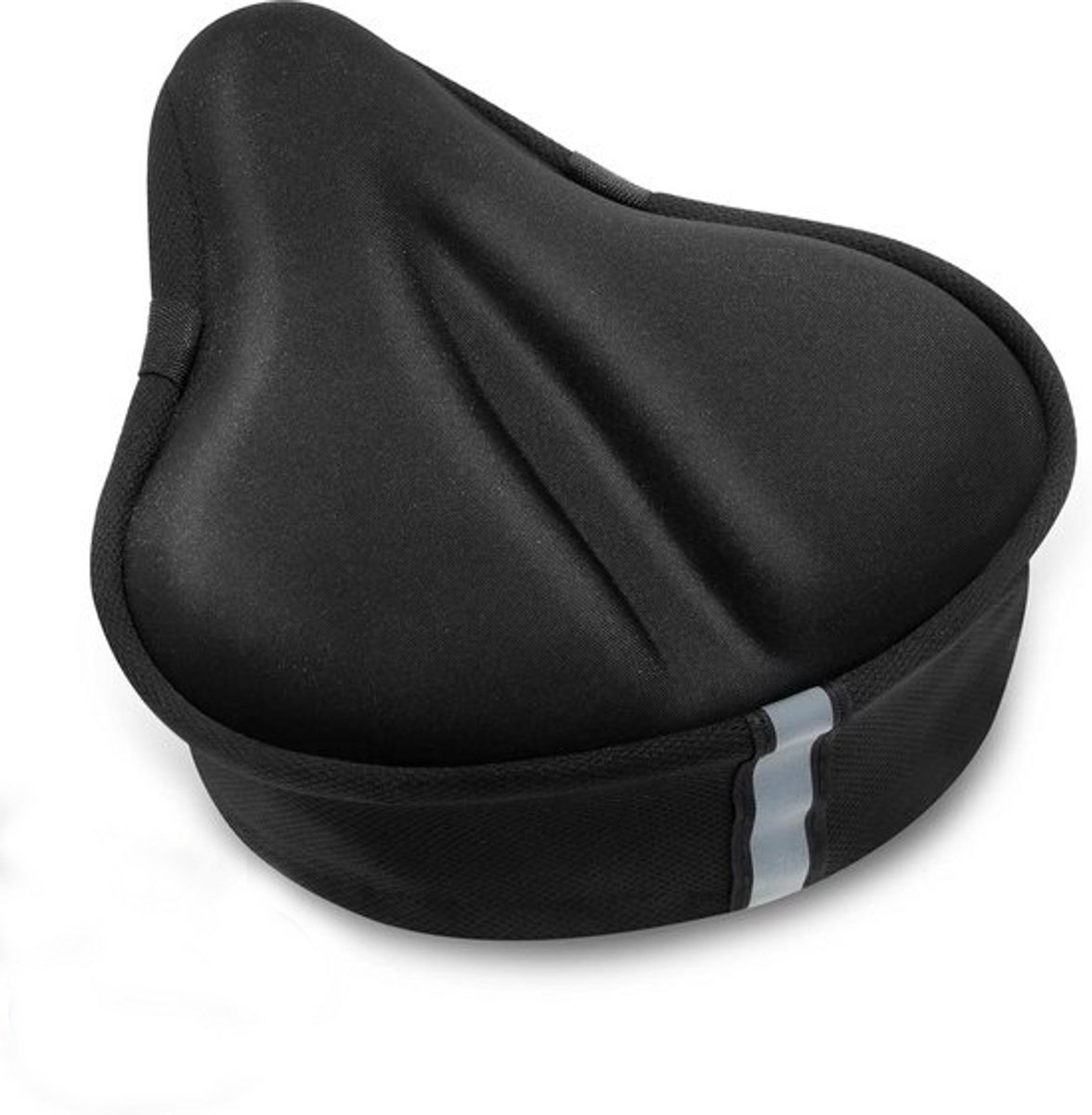 Schaumstoff-fahrradsattelbezug – Unisex-komfort – 28 X 27 Cm – Atmungsaktives Silikon – Geeignet Für Mountainbikes Und Heimtrainer – Verstellbare Passform – Sattelkissen