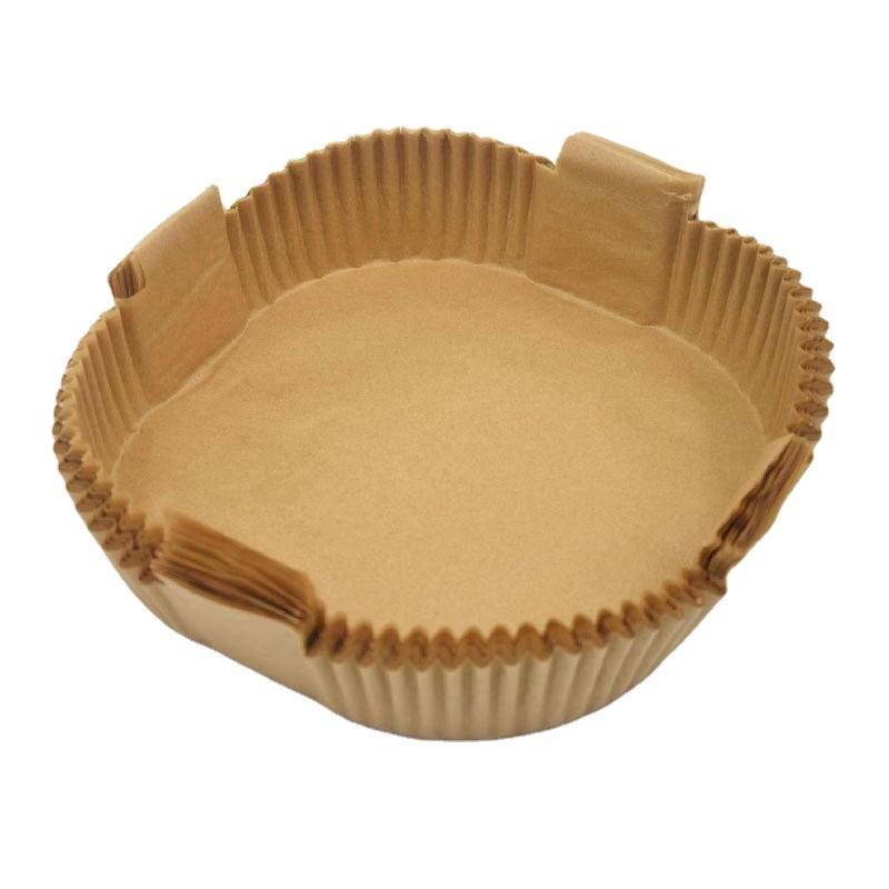 Einweg-papiereinlagen Für Heißluftfritteusen, 120 Stück, Naturfarben, 20 Cm
