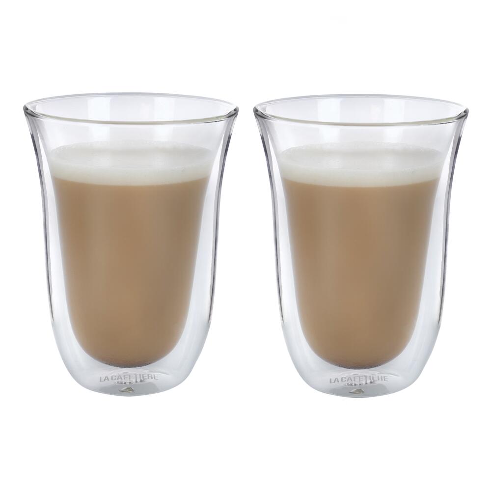 La Cafetiere - Set De 2 Milchkaffeetassen, Doppelwandig