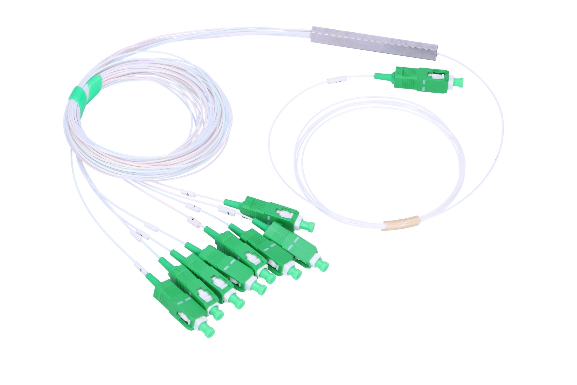 Extralink Ex.0660 Splitter- Und Kombinierkabel Signalverteiler Für Koaxialkabel Grün, Weiß