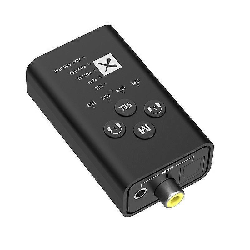 T9 Bluetooth 5.2-audio-transmitter Mit Niedriger Latenz, Unterstützt Glasfaser, Koaxialkabel, Aptx Und Ist Kabellos.