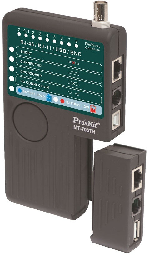 Tester Netzwerk Rj45 Utp Ftp Rj11 Rj12 Bnc Y Usb Nt001