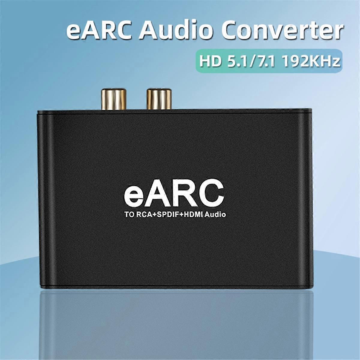 Earc Audio Extractor 192 Khz Konverter Hdmi-kompatibel Auf Rca Audio Extractor Adapter Für Dts Dolby A
