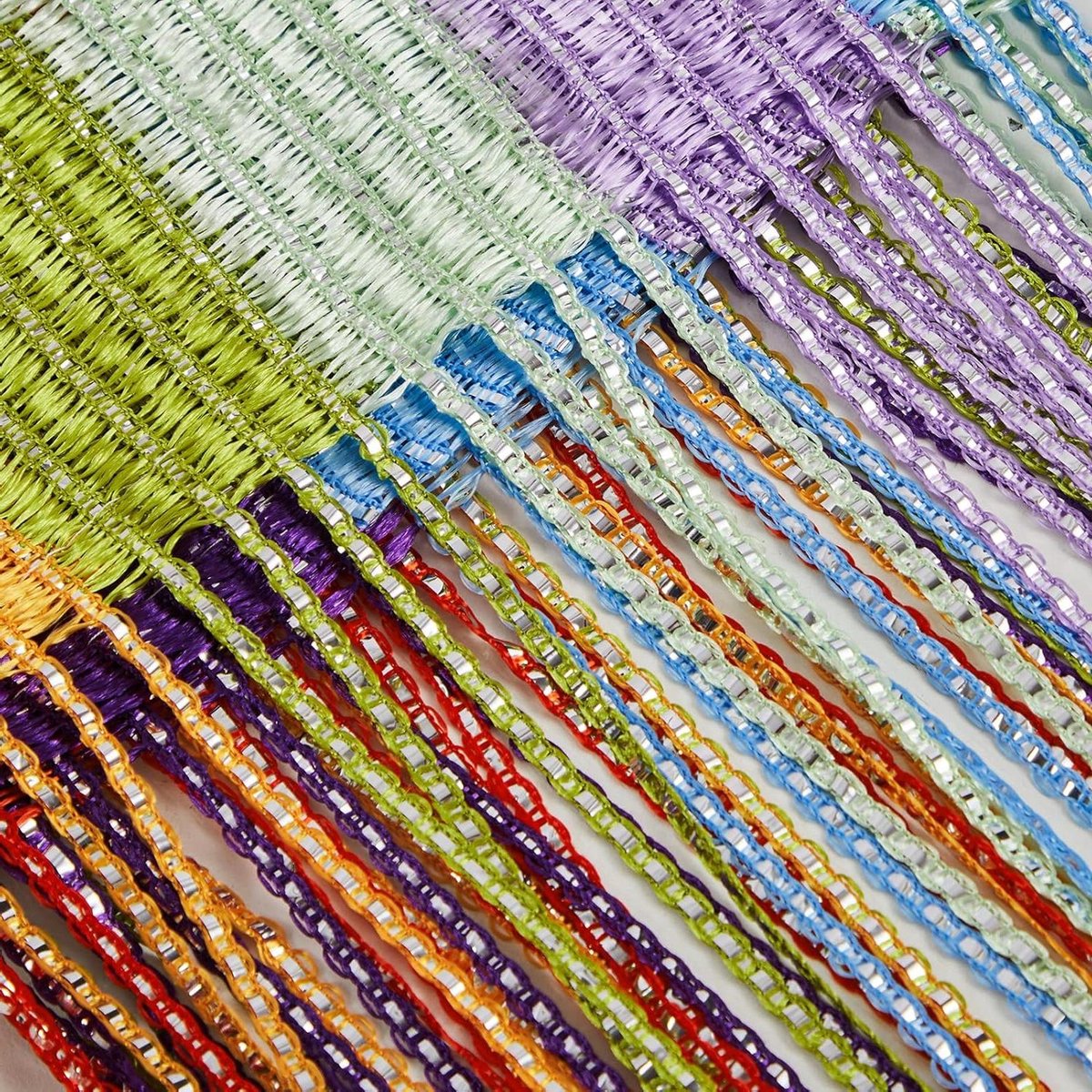 Moskitonetz-vorhang 100 X 200 Cm Mit Bunten Zierperlen, Für Den Innen- Und Außenbereich. Türvorhang