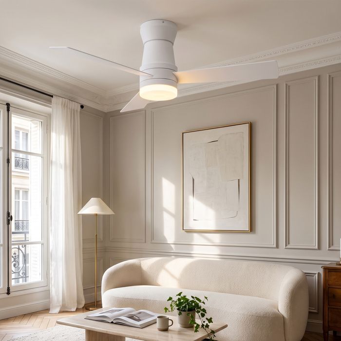 Deckenventilator - Nexu - Led-ventilator 106 Cm - Leise Umkehrbar - 6 Geschwindigkeiten - Fernbedienung