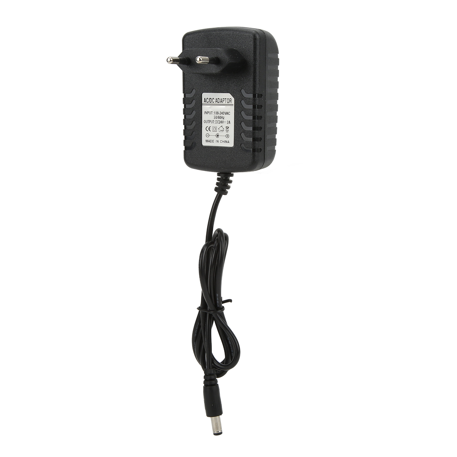 24v 2a Dc Stromversorgungsadapter 100-240v Ac Ingång 50-60hz Eu-kontakt Konstantstrom-isolerad