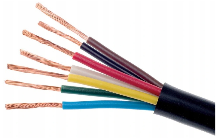 Ylys 6x1+1x1,5 Kfz-kabel 1m 24v 7-adrig