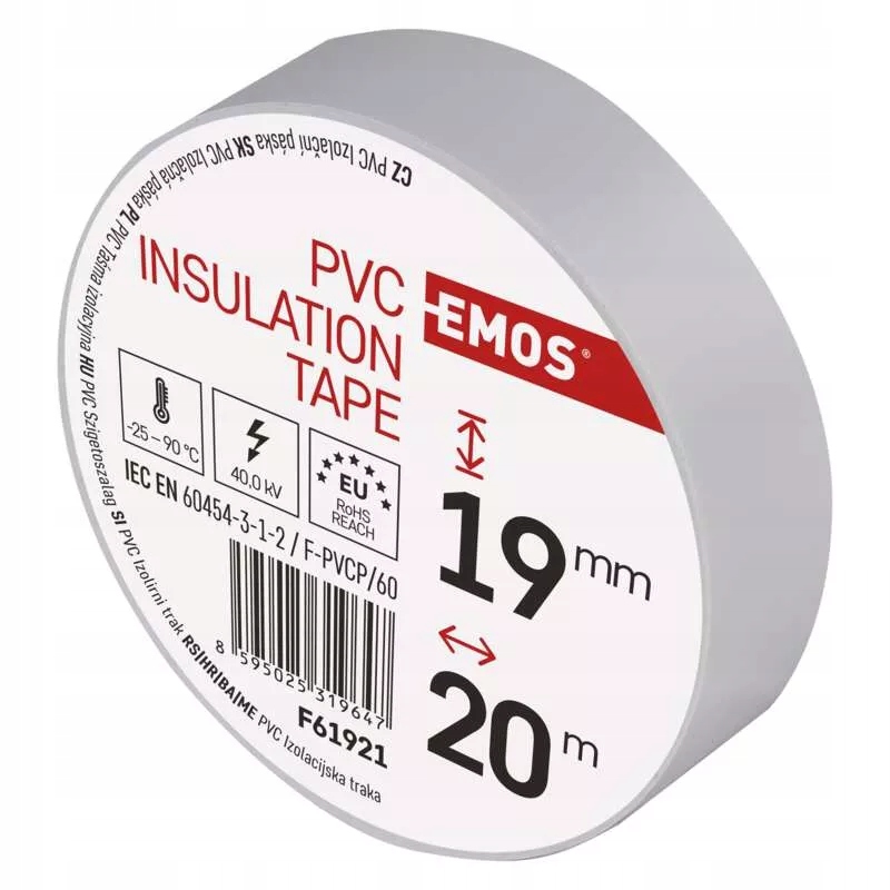Pvc-isolierband 19 Mm X 20 M Weiß