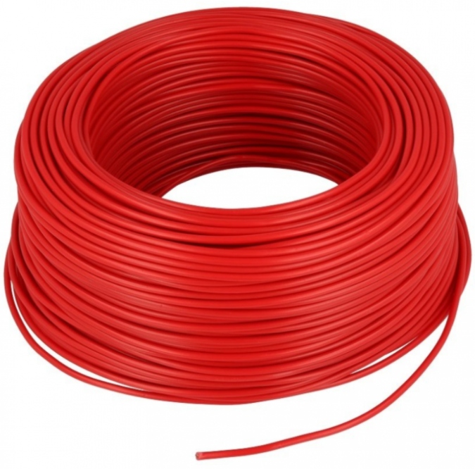 Elektrokabel Lgy 1x2,5 Rot 100m