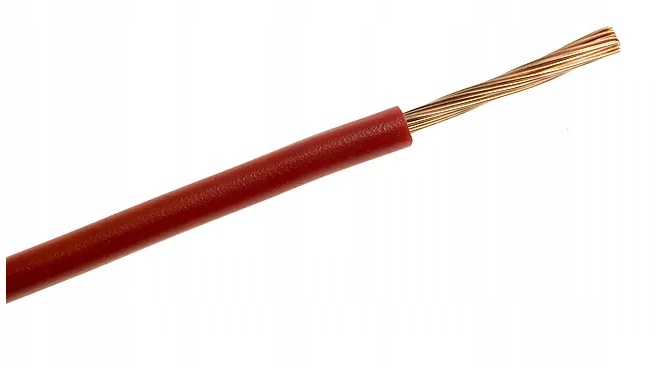Elektrokabel Lgy 1x1,5 Rot 10m