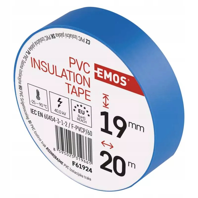 Pvc-isolierband 19 Mm X 20 M Blau