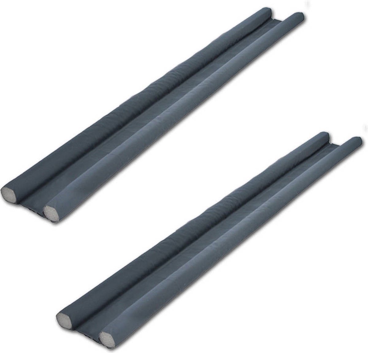 Set Mit 2 Grauen Türzugluftstoppern Aus Schaumstoff (95 X 2 Cm) - 95 X 2 Cm