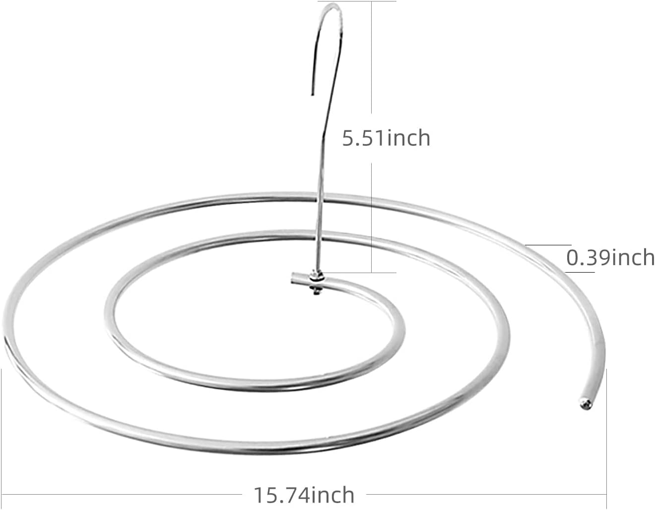 [2er-pack] Bettwäscheständer, Platzsparend, Multifunktionaler Spiral-wäscheständer