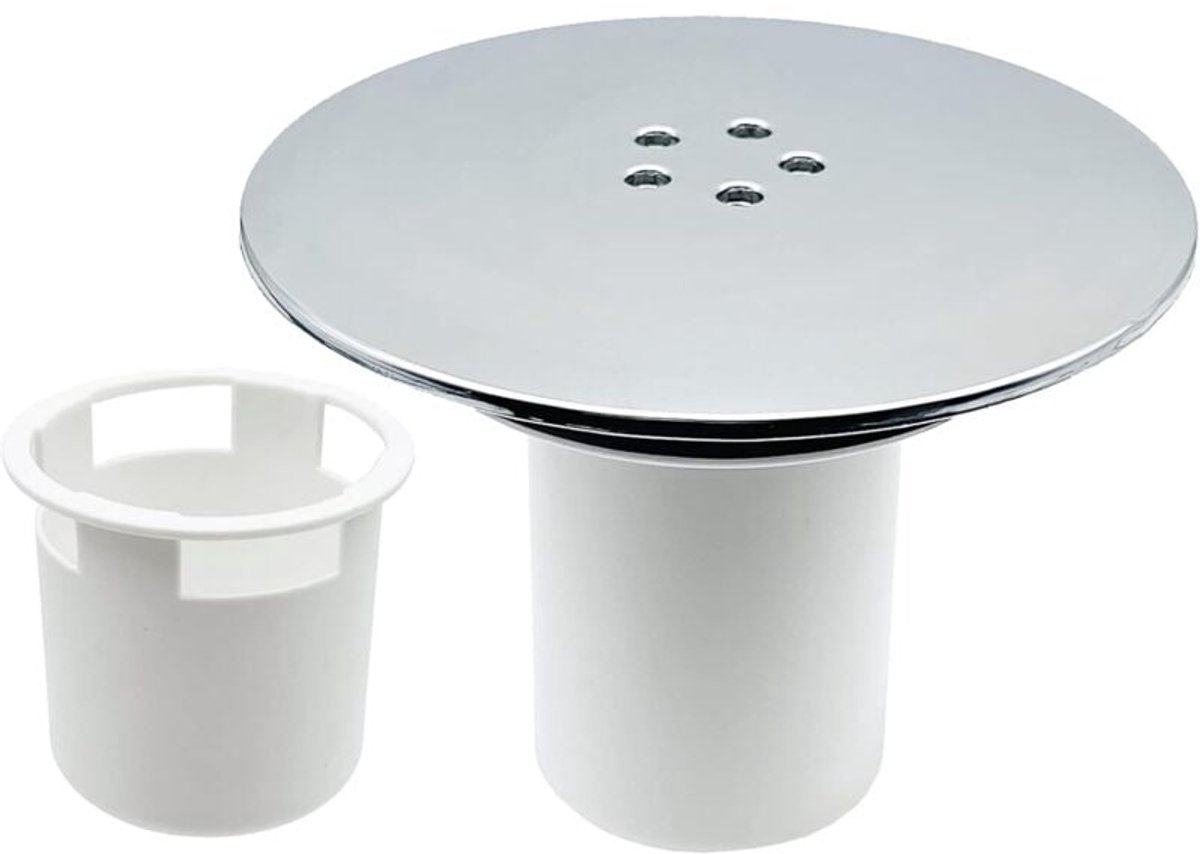Duschablaufrost, 115 Mm – Ersatz-duschablaufrost – Universal-ablaufrost – Duschstopfen Aus Chrom – Schneller Durchfluss